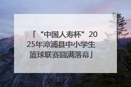 “中国人寿杯”2025年漳浦县中小学生篮球联赛圆满落幕