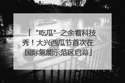 “吃瓜”之余看科技秀！大兴西瓜节首次在国际氢能示范区启幕