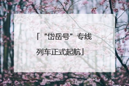 “岱岳号”专线列车正式起航