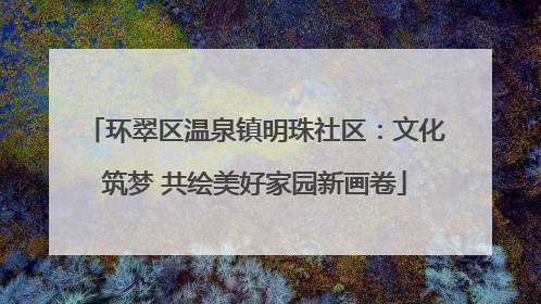 环翠区温泉镇明珠社区：文化筑梦 共绘美好家园新画卷