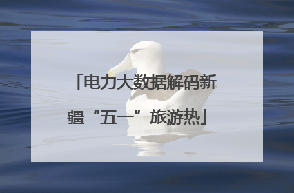 电力大数据解码新疆“五一”旅游热