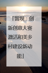 留坝：创新创意大赛激活和美乡村建设新动能