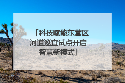 科技赋能东营区河道巡查试点开启智慧新模式