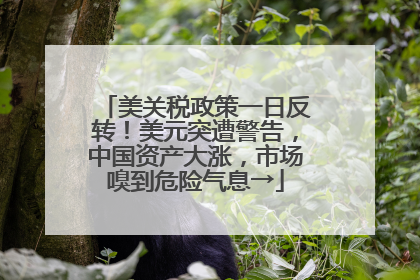 美关税政策一日反转！美元突遭警告，中国资产大涨，市场嗅到危险气息→
