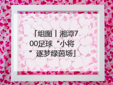 组图丨湘潭700足球“小将”逐梦绿茵场