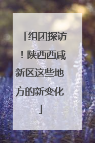 组团探访！陕西西咸新区这些地方的新变化