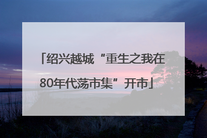 绍兴越城“重生之我在80年代荡市集”开市