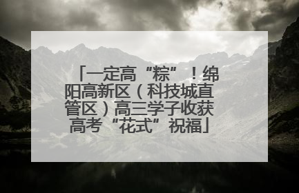 一定高“粽”！绵阳高新区（科技城直管区）高三学子收获高考“花式”祝福
