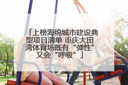 上榜海绵城市建设典型项目清单 重庆大田湾体育场既有“弹性”又会“呼吸”