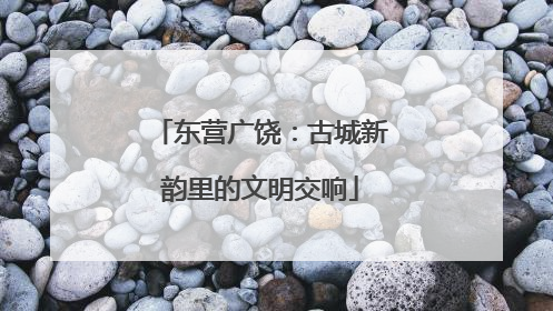 东营广饶：古城新韵里的文明交响