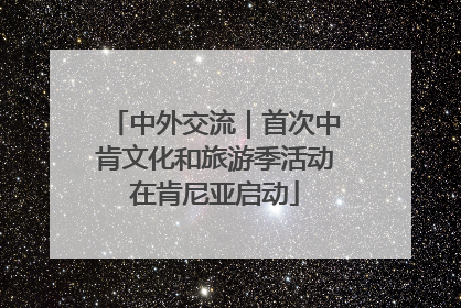 中外交流｜首次中肯文化和旅游季活动在肯尼亚启动