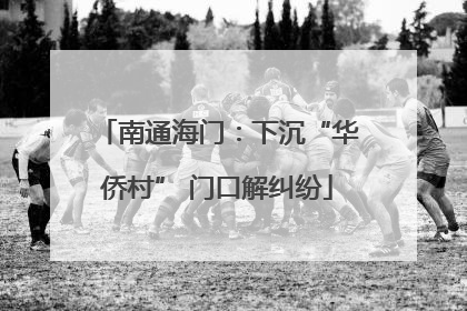 南通海门：下沉“华侨村” 门口解纠纷