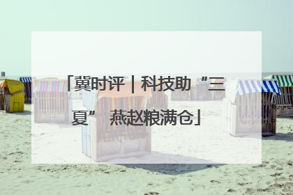 冀时评｜科技助“三夏” 燕赵粮满仓