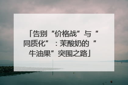 告别“价格战”与“同质化”：茉酸奶的“牛油果”突围之路