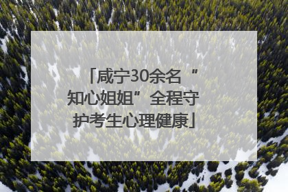 咸宁30余名“知心姐姐”全程守护考生心理健康