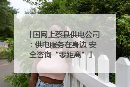 国网上蔡县供电公司：供电服务在身边 安全咨询“零距离”