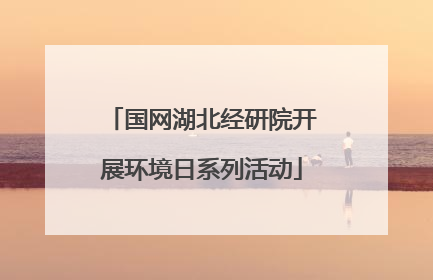 国网湖北经研院开展环境日系列活动