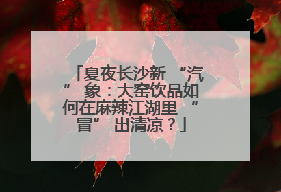 夏夜长沙新 “汽” 象：大窑饮品如何在麻辣江湖里 “冒” 出清凉？