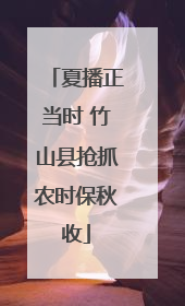 夏播正当时 竹山县抢抓农时保秋收