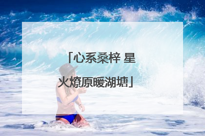 心系桑梓 星火燎原暖湖塘