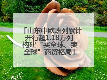 山东中欧班列累计开行超1.18万列 构建“买全球、卖全球”商贸格局