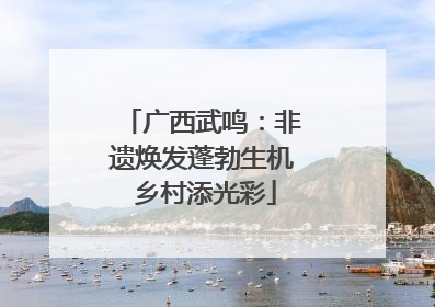 广西武鸣：非遗焕发蓬勃生机 乡村添光彩