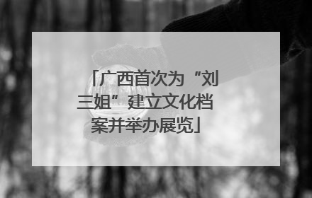 广西首次为“刘三姐”建立文化档案并举办展览
