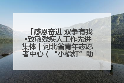 感恩奋进 双争有我•致敬残疾人工作先进集体丨河北省青年志愿者中心（“小橘灯”助残接力计划实施团队）：用温暖陪伴，守护特殊孩子成长