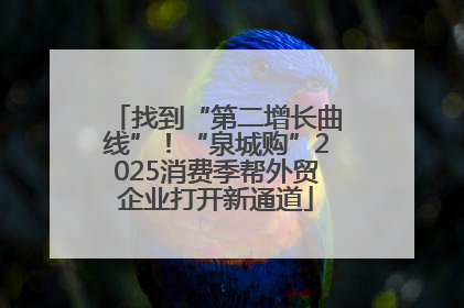 找到“第二增长曲线”！“泉城购”2025消费季帮外贸企业打开新通道