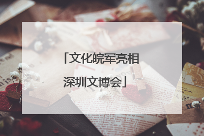 文化皖军亮相深圳文博会