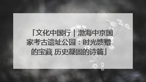 文化中国行｜渤海中京国家考古遗址公园：时光馈赠的宝藏 历史凝固的诗篇