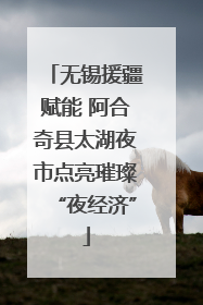 无锡援疆赋能 阿合奇县太湖夜市点亮璀璨“夜经济”