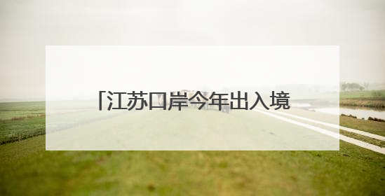 江苏口岸今年出入境人数已超200万