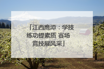 江西鹰潭：学技练功提素质 赛场竞技展风采