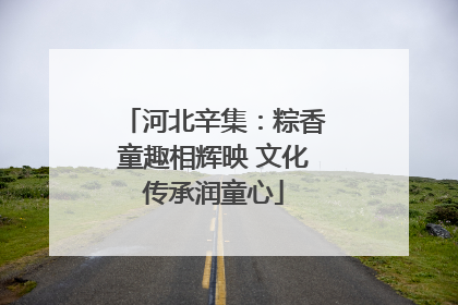 河北辛集：粽香童趣相辉映 文化传承润童心