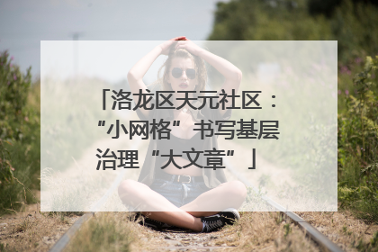 洛龙区天元社区：“小网格”书写基层治理“大文章”