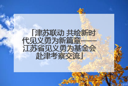 津苏联动 共绘新时代见义勇为新篇章——江苏省见义勇为基金会赴津考察交流