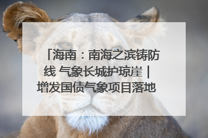 海南：南海之滨铸防线 气象长城护琼崖｜增发国债气象项目落地见效系列报道