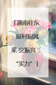 湖南桂东：展村厨风采 烹振兴“实力”