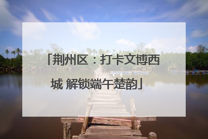 荆州区：打卡文博西城 解锁端午楚韵