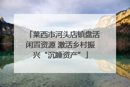 莱西市河头店镇盘活闲置资源 激活乡村振兴“沉睡资产”
