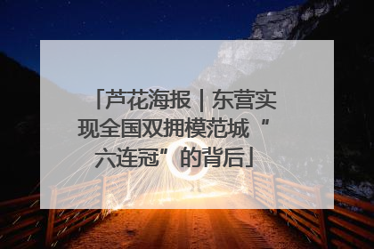 芦花海报｜东营实现全国双拥模范城“六连冠”的背后