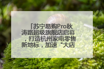 苏宁易购Pro秋涛路超级旗舰店启幕，打造杭州家电零售新地标，加速“大店攻略”全省布局