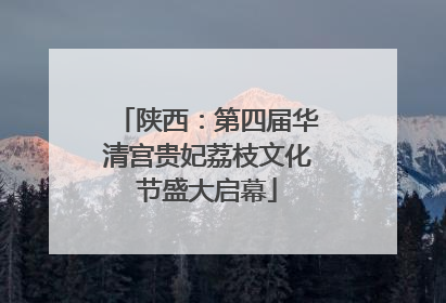 陕西：第四届华清宫贵妃荔枝文化节盛大启幕