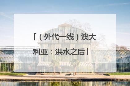（外代一线）澳大利亚：洪水之后