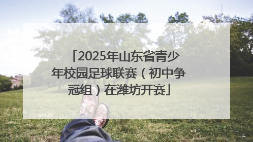 2025年山东省青少年校园足球联赛（初中争冠组）在潍坊开赛