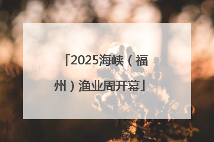 2025海峡（福州）渔业周开幕