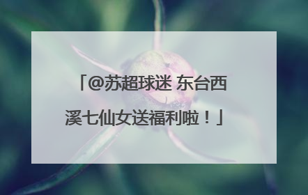 @苏超球迷 东台西溪七仙女送福利啦！