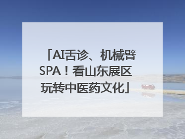 AI舌诊、机械臂SPA！看山东展区玩转中医药文化