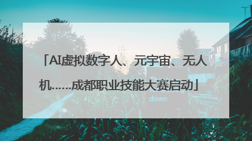 AI虚拟数字人、元宇宙、无人机……成都职业技能大赛启动